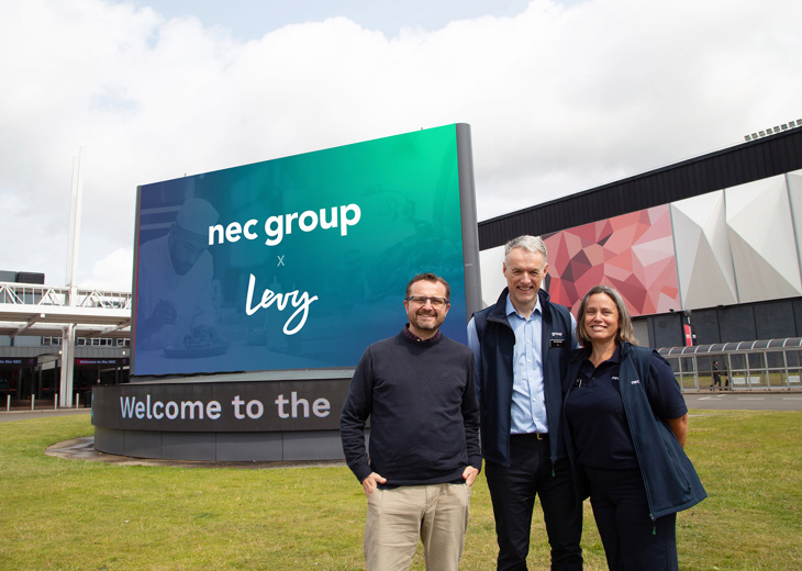 NEC Group + Levy 7 Logos